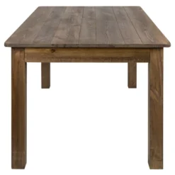 Emma And Oliver 60" X 38" Rectangular Antique Rustic Solid Pine Farm Dining Table -Emma And Oliver GUEST 01421686 dd90 4042 a413 cdf6e85a2177
