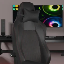 Emma And Oliver Ergonomic High Back Adjustable Gaming Chair With 4D Armrests, Head Pillow And Adjustable Lumbar Support -Emma And Oliver GUEST 016fbba3 145a 44f0 928f b2f9fd76338b