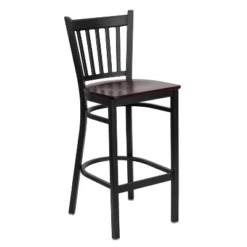 Emma And Oliver 2 Pack Vertical Back Metal Restaurant Barstool -Emma And Oliver GUEST 01d3c44a 4843 47eb 8948 0a9da3c2db6b