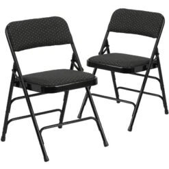 Emma And Oliver 2 Pack Home & Office Party Events Fabric Padded Metal Folding Chair -Emma And Oliver GUEST 0203314c 55c8 4c08 99bf 8b9cae6986be