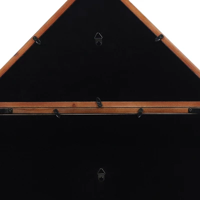 Emma And Oliver Small Solid Wood Memorial Flag Case With Certificate Holder And Shadow Box Display 6 Emma And Oliver Small Solid Wood Memorial Flag Case With Certificate Holder And Shadow Box Display - Image 6