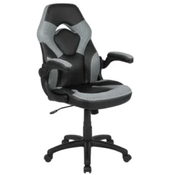 Emma And Oliver Gaming Desk & Chair Set With Cup Holder, Headphone Hook, And Monitor Stand -Emma And Oliver GUEST 02a26dcc f438 43cb 84da a0d645fc19b2