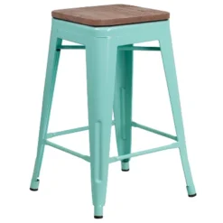 Emma And Oliver 24"H Backless Counter Height Stool With Wood Seat 5 Emma And Oliver 24"H Backless Counter Height Stool With Wood Seat -Emma And Oliver GUEST 02c42783 2247 4781 8297 b4e7f3866740