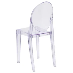 Emma And Oliver 4 Pack Ghost Side Chair In Transparent Crystal Stack Chair - Event & Accent Chair -Emma And Oliver GUEST 03ed0421 afba 4afe 900b 0ccd27ae42ab