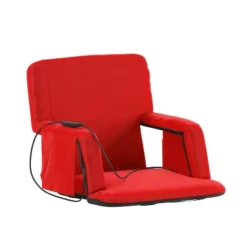 Emma And Oliver Portable Heated Reclining Stadium Chair With Armrests, Heated Padded Back & Heated Seat With Dual Storage Pockets And Backpack Straps -Emma And Oliver GUEST 04378a37 4493 444e b401 3905c18ed41b