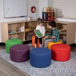 Emma And Oliver Soft Seating Flexible Circle For Classrooms - 12" Seat Height -Emma And Oliver GUEST 04438728 9a40 4525 b351 524d5b8f0a61