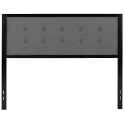 Emma And Oliver Upholstered Metal Panel Tufted Headboard - Modern Headboard -Emma And Oliver GUEST 04c02d53 0ce8 47d7 a9b9 935d35396cca