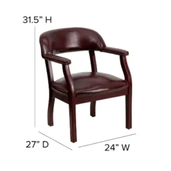 Emma And Oliver Conference Chair With Accent Nail Trim -Emma And Oliver GUEST 04f2e09e 583f 4c12 8ef2 197d04bb3ce7