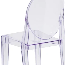 Emma And Oliver 4 Pack Ghost Side Chair In Transparent Crystal Stack Chair - Event & Accent Chair -Emma And Oliver GUEST 05893f21 c874 406a 883d 2575f2716dcb