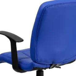 Emma And Oliver Mid-Back Quilted Vinyl Swivel Task Office Chair With Arms -Emma And Oliver GUEST 0601bc2c 4de4 4e19 92cb 08ca66a9b954