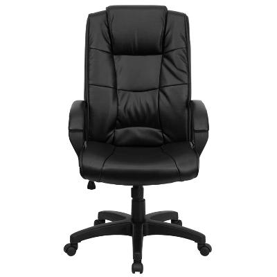 Emma And Oliver High Back Multi-Line Stitch Executive Swivel Office Chair With Arms 8 Emma And Oliver High Back Multi-Line Stitch Executive Swivel Office Chair With Arms - Image 8