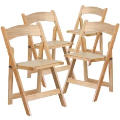 Emma And Oliver 4 Pack Wood Folding Chair With Vinyl Padded Seat 29 Emma And Oliver 4 Pack Wood Folding Chair With Vinyl Padded Seat -Emma And Oliver GUEST 07624db0 696c 441c ad1e a578fa435ee6
