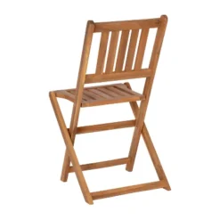 Emma And Oliver All-Weather Three Piece Solid Acacia Wood Patio Bistro Set With Two Folding Chairs And Table 20 Emma And Oliver All-Weather Three Piece Solid Acacia Wood Patio Bistro Set With Two Folding Chairs And Table -Emma And Oliver GUEST 09eb27b5 ab78 4bdb 91d6 5ef586563f3c