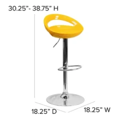 Emma And Oliver 2 Pack Contemporary Plastic Adjustable Height Barstool With Rounded Cutout Back And Chrome Base 22 Emma And Oliver 2 Pack Contemporary Plastic Adjustable Height Barstool With Rounded Cutout Back And Chrome Base -Emma And Oliver GUEST 0a8c9291 76fb 4321 bb3c 83345ed9f13b