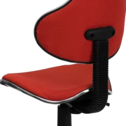 Emma And Oliver Red Fabric Swivel Ergonomic Task Office Chair -Emma And Oliver GUEST 0b642240 d793 43ec b8ec c9f130fbfd3c