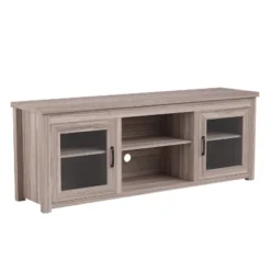 Emma And Oliver TV Stand For Up To 80" TV's - 65" Media Console With Classic Full Glass Doors & 3 Adjustable Shelves -Emma And Oliver GUEST 0baa4312 42d6 4d2c 9210 810f1ddf529f