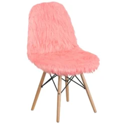Emma And Oliver Shaggy Dog Fur Accent Chair -Emma And Oliver GUEST 0bbfcf20 6f07 4eb3 ba47 7aa37667e47e