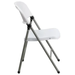 Emma And Oliver 2 Pack Commercial White Plastic Event Party Rental Folding Chair -Emma And Oliver GUEST 0bfcfef4 02cf 4a74 8a07 134b4e0c808f
