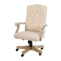 Emma And Oliver Martha Washington Executive Swivel Office Chair With Arms -Emma And Oliver GUEST 0c88bc7d 935f 46a5 9744 205b9487ad5f