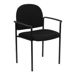 Emma And Oliver Comfort Stackable Steel Side Reception Chair With Arms -Emma And Oliver GUEST 0d341293 69eb 4986 9a72 6edfe7403b0e