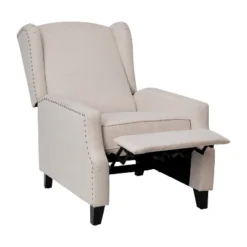 Emma And Oliver Fabric Upholstered Easy Push Back Recliner - Classic Wingback Design With Nailhead Accent Trim And Footrest 20 Emma And Oliver Fabric Upholstered Easy Push Back Recliner - Classic Wingback Design With Nailhead Accent Trim And Footrest -Emma And Oliver GUEST 0d8d5871 42b4 4610 9742 0f57176051c6