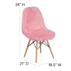 Emma And Oliver Shaggy Dog Fur Accent Chair -Emma And Oliver GUEST 10895194 eda3 4f93 b3e4 46bde815c312