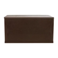 Emma And Oliver 120 Gallon Plastic Deck Box For Outdoor Patio Storage & Deck Organization -Emma And Oliver GUEST 113788da 88fc 4bdb 9ecd b429b42ca089
