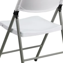 Emma And Oliver 2 Pack Commercial White Plastic Event Party Rental Folding Chair -Emma And Oliver GUEST 11d098ee fde2 4656 86c4 6d374a4ad0ae