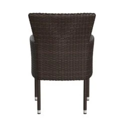Emma And Oliver Set Of 4 Modern Wicker Patio Chairs With Removable Cushions For Indoor And Outdoor Use 19 Emma And Oliver Set Of 4 Modern Wicker Patio Chairs With Removable Cushions For Indoor And Outdoor Use -Emma And Oliver GUEST 126aeacb ec62 4427 b218 4b5c04104727