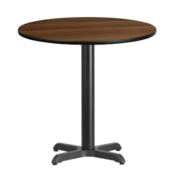 Emma And Oliver 30" Round Laminate Table Top With 22"x22" Table Height Base -Emma And Oliver GUEST 145bb5f9 6170 4350 8213 c05719d215d1