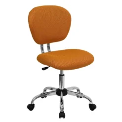 Emma And Oliver Mid-Back Mesh Padded Swivel Task Office Chair With Chrome Base -Emma And Oliver GUEST 14b97432 1c96 4192 af95 9c3923b02c5d