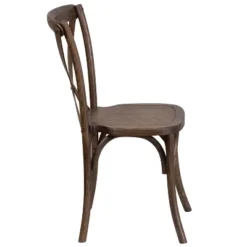 Emma And Oliver Stackable Wood Cross Back Dining Chair -Emma And Oliver GUEST 15eaf943 268c 4941 99b6 92d92383ad85