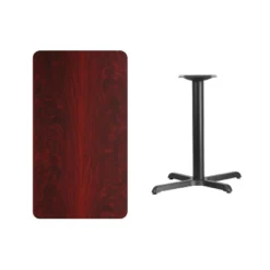 Emma And Oliver 24"x42" Rectangular Laminate Table With 23.5"x29.5" Table Height Base -Emma And Oliver GUEST 195adaa6 01d8 4d5a 81b3 fdcf21afd6b7