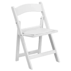Emma And Oliver 11 Pack Kids White Resin Folding Chair With White Vinyl Padded Seat -Emma And Oliver GUEST 1a025356 529f 4e9f a072 b1852b1cc337