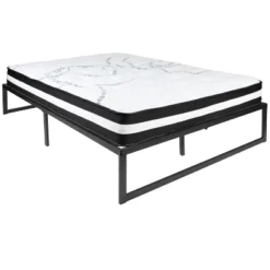 Emma And Oliver 14" Platform Bed Frame & 10" Mattress In A Box - No Box Spring Required -Emma And Oliver GUEST 1a07f24e ff32 43f9 9434 6178f1f1ce43