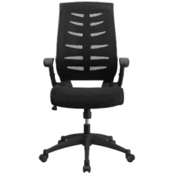 Emma And Oliver High Back Black Mesh Swivel Ergonomic Office Chair With Adjustable Flip-Up Arms 16 Emma And Oliver High Back Black Mesh Swivel Ergonomic Office Chair With Adjustable Flip-Up Arms -Emma And Oliver GUEST 1ce91668 7089 4a0e 8b55 f3f2c8b2ed5e