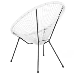 Emma And Oliver Rattan Bungee Lounge Chair -Emma And Oliver GUEST 23af7ad3 a418 4b26 89cc a8dd3de29570