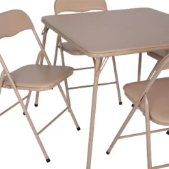 Emma And Oliver 5 Piece Folding Card Table And Chair Set -Emma And Oliver GUEST 241f8e85 e75f 46c1 bb33 1859501a90ff