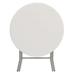 Emma And Oliver 2.63-Foot Round White Plastic Folding Banquet And Event Table 13 Emma And Oliver 2.63-Foot Round White Plastic Folding Banquet And Event Table -Emma And Oliver GUEST 259e0aad 7850 4198 af42 245d2a7cecfb