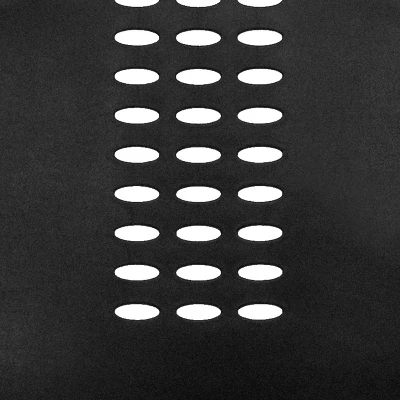 Emma And Oliver Black Plastic Office Side Stack Chair With Oval Cutout Back 9 Emma And Oliver Black Plastic Office Side Stack Chair With Oval Cutout Back - Image 9