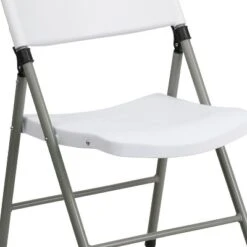Emma And Oliver 2 Pack Commercial White Plastic Event Party Rental Folding Chair -Emma And Oliver GUEST 2833c8c0 4231 4362 8e46 785d5bf5acd0
