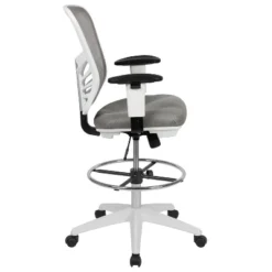 Emma And Oliver Mid-Back Mesh Adjustable Ergonomic Drafting Chair, Task Chair -Emma And Oliver GUEST 29d2be1f 462d 49fd a178 f0f9eeb276a2