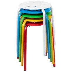 Emma And Oliver Plastic Nesting Stack Stools - School/Office/Home, 17.5"Height (5 Pack) 18 Emma And Oliver Plastic Nesting Stack Stools - School/Office/Home, 17.5"Height (5 Pack) -Emma And Oliver GUEST 2be1e207 23fe 4ef1 bf22 0c6827b1aab3