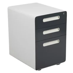 Emma And Oliver Ergonomic 3-Drawer Mobile Locking Filing Cabinet Storage Organizer -Emma And Oliver GUEST 2c1a459c f50c 43ce 9f1e de568dacccc9