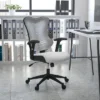 Emma And Oliver High Back Designer Mesh Executive Ergonomic Office Chair W/ Adjustable Arms