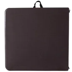 Emma And Oliver 4-Foot Height Adjustable Bi-Fold Dark Gray Plastic Folding Table With Handle -Emma And Oliver GUEST 2c76279d 5d60 481e bd8f 81d03615329d