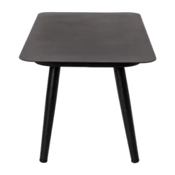 Emma And Oliver Black & Gray Woven All-Weather Four-Piece Conversation Set With Cushions & Metal Coffee Table For Porch, Backyard And Patio -Emma And Oliver GUEST 2c89e945 2820 4f44 bd97 5510f9a93a15