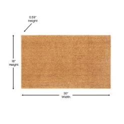Emma And Oliver Weather Resistant Coir Doormat With Anti-Slip Rubber Backing For Indoor/Outdoor Use -Emma And Oliver GUEST 2d5052b1 60f0 4f30 9a86 b3e5a2624fd7