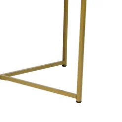 Emma And Oliver Laminate Living Room Coffee Table With Crisscross Metal Frame -Emma And Oliver GUEST 2ddbfb9c 40e2 459e b18b 1981de5699d1