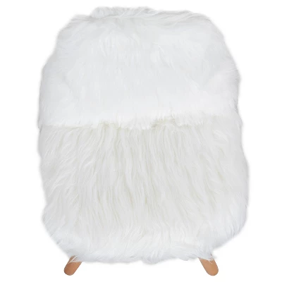 Emma And Oliver 4 Pack Kids Shaggy Dog Accent Chair - Desk Chair - Playroom Chair 7 Emma And Oliver 4 Pack Kids Shaggy Dog Accent Chair - Desk Chair - Playroom Chair - Image 7